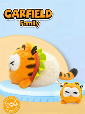 正版加菲猫家族-8寸毛绒-肉卷