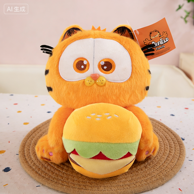 正版加菲baby 好吃鬼 汉堡