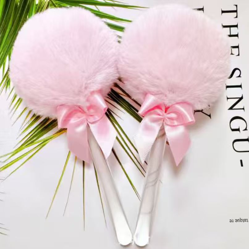 棒棒糖长毛粉扑